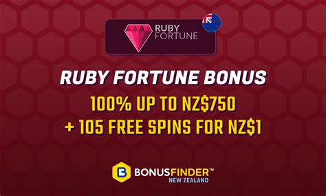 Ruby Fortune 1$ Deposit Start Playing with 30 FS.